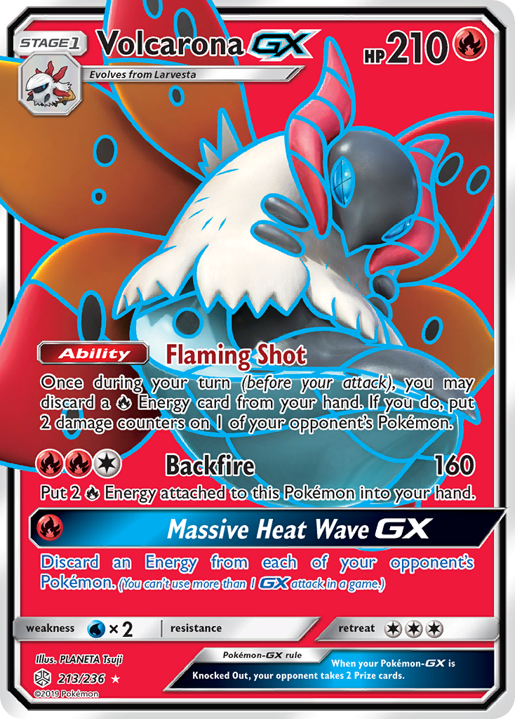 Volcarona GX (213/236) [Sun & Moon: Cosmic Eclipse] - The Mythic Store | 24h Order Processing