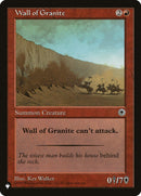 Wall of Granite [The List] - The Mythic Store | 24h Order Processing