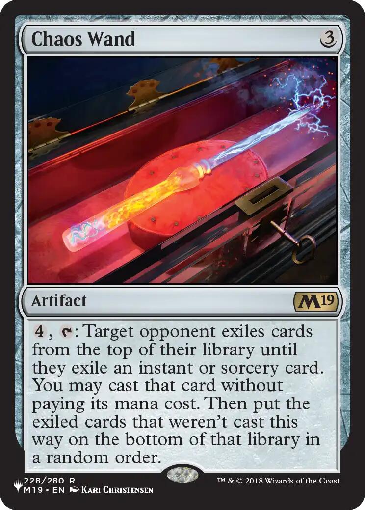 Chaos Wand [The List] - The Mythic Store | 24h Order Processing