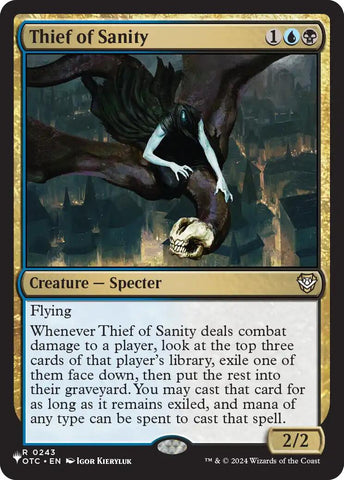 Thief of Sanity [The List] - The Mythic Store | 24h Order Processing