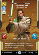 Qui-Gon Jinn - We'll Handle This (837) (Prestige) (837) [Homeworlds] - The Mythic Store | 24h Order Processing