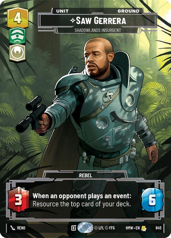 Saw Gerrera - Shadowlands Insurgent (845) (Prestige) (845) [Homeworlds] - The Mythic Store | 24h Order Processing