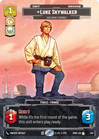 Luke Skywalker - Dreaming Farmboy (847) (Prestige) (847) [Homeworlds] - The Mythic Store | 24h Order Processing