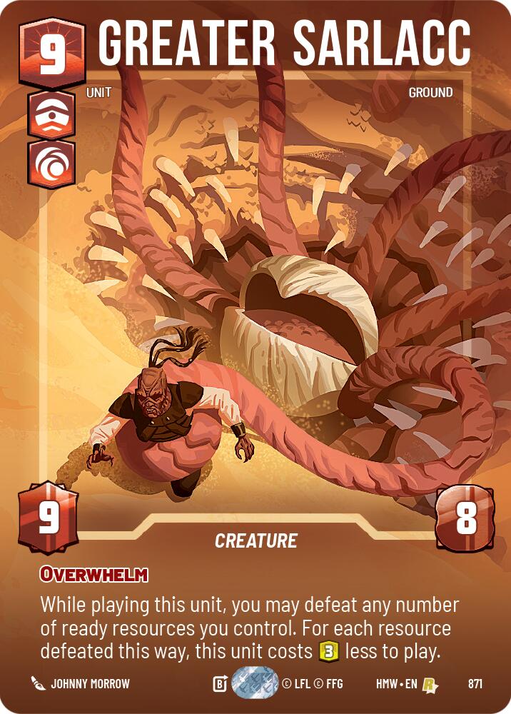 Greater Sarlacc (871) (Prestige Foil) (871) [Homeworlds] - The Mythic Store | 24h Order Processing