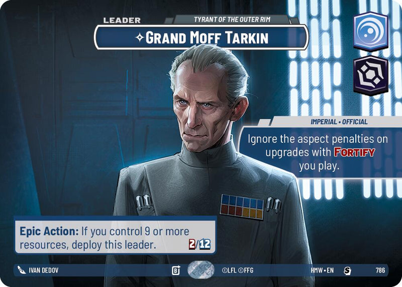 Grand Moff Tarkin - Tyrant of the Outer Rim (786) (Showcase) (786) [Homeworlds] - The Mythic Store | 24h Order Processing