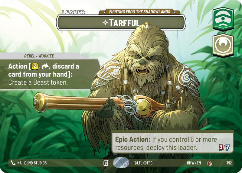 Tarfful - Fighting from the Shadowlands (792) (Showcase) (792) [Homeworlds] - The Mythic Store | 24h Order Processing