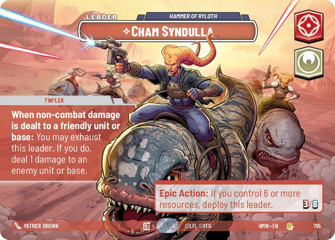 Cham Syndulla - Hammer of Ryloth (795) (Showcase) (795) [Homeworlds] - The Mythic Store | 24h Order Processing