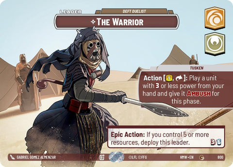The Warrior - Deft Duelist (800) (Showcase) (800) [Homeworlds] - The Mythic Store | 24h Order Processing