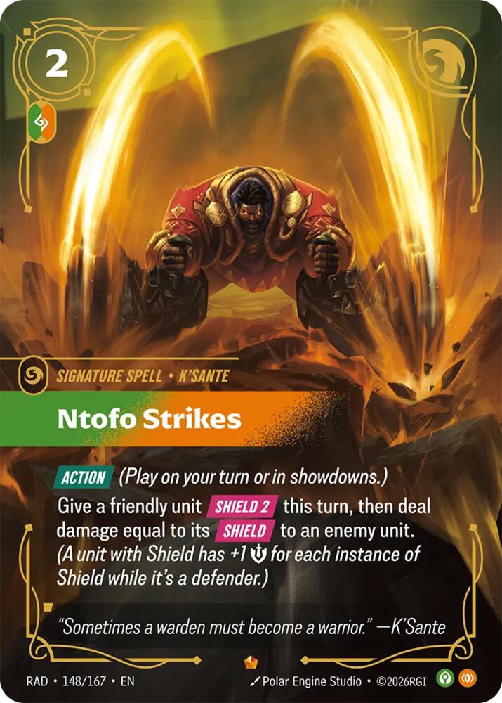 Ntofo Strikes (148/167) [Radiance] - The Mythic Store | 24h Order Processing
