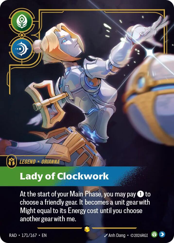 Orianna, Lady of Clockwork (Overnumbered) (171/167) [Radiance] - The Mythic Store | 24h Order Processing