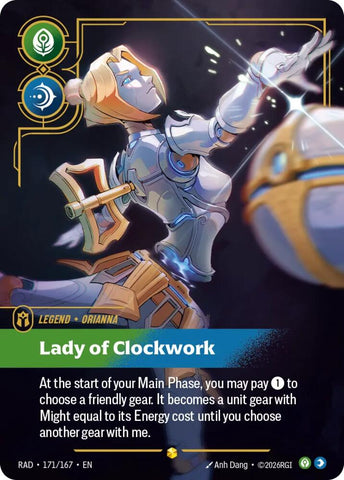 Orianna, Lady of Clockwork (Overnumbered) (171/167) [Radiance] - The Mythic Store | 24h Order Processing