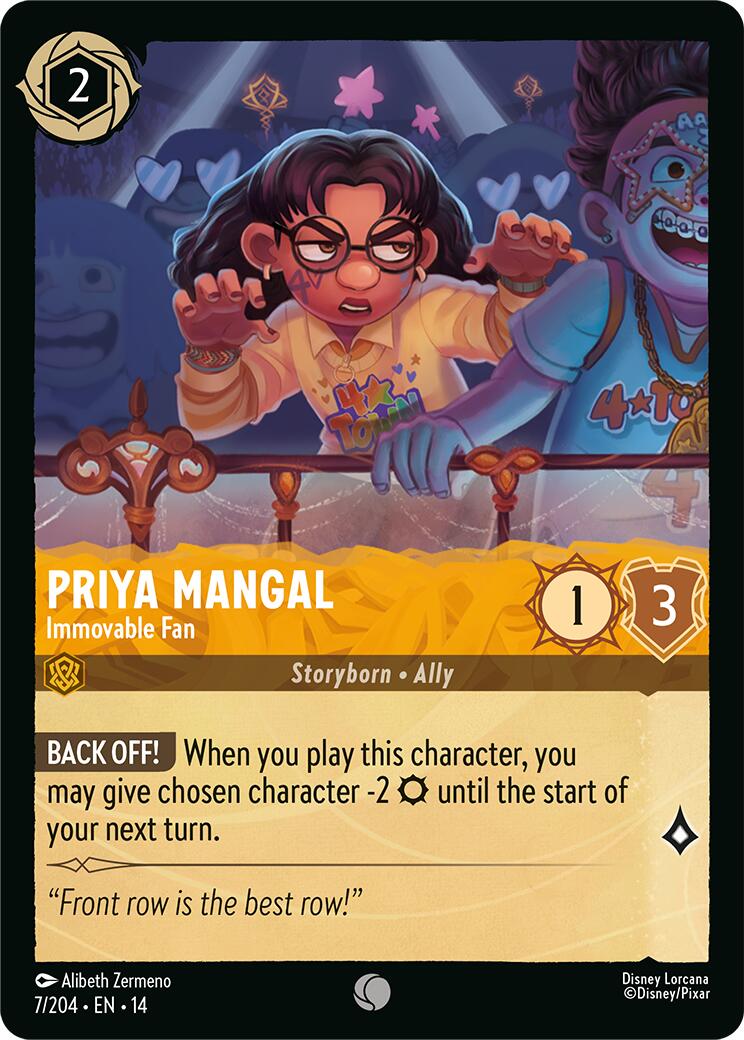 Priya Mangal - Immovable Fan (7/204) [Hyperia City] - The Mythic Store | 24h Order Processing