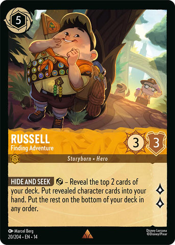 Russell - Finding Adventure (20/204) [Hyperia City] - The Mythic Store | 24h Order Processing