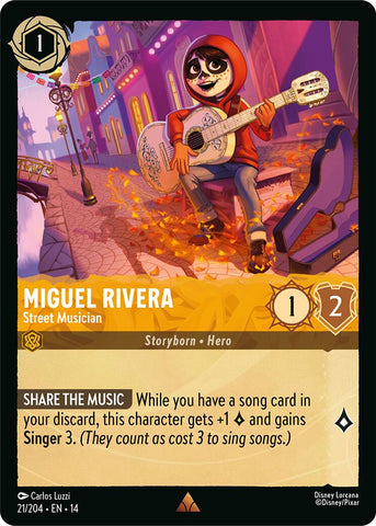Miguel Rivera - Street Musician (21/204) [Hyperia City] - The Mythic Store | 24h Order Processing