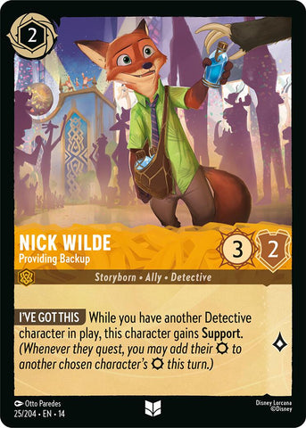 Nick Wilde - Providing Backup (25/204) [Hyperia City] - The Mythic Store | 24h Order Processing