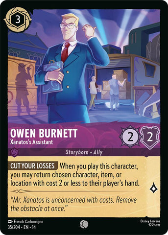Owen Burnett - Xanatos's Assistant (35/204) [Hyperia City] - The Mythic Store | 24h Order Processing
