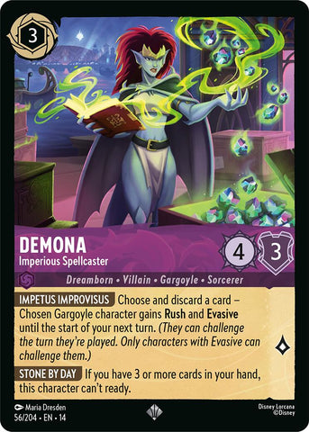 Demona - Imperious Spellcaster (56/204) [Hyperia City] - The Mythic Store | 24h Order Processing