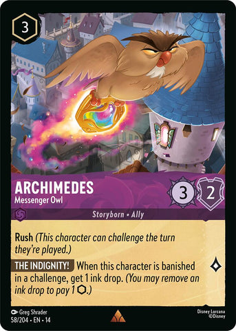 Archimedes - Messenger Owl (58/204) [Hyperia City] - The Mythic Store | 24h Order Processing