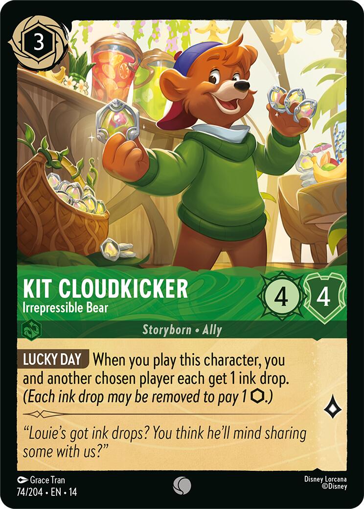 Kit Cloudkicker - Irrepressible Bear (74/204) [Hyperia City] - The Mythic Store | 24h Order Processing
