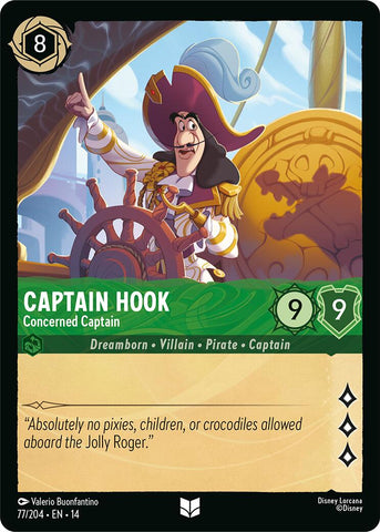 Captain Hook - Concerned Captain (77/204) [Hyperia City] - The Mythic Store | 24h Order Processing
