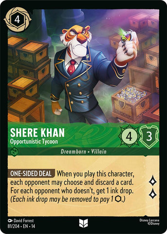 Shere Khan - Opportunistic Tycoon (81/204) [Hyperia City] - The Mythic Store | 24h Order Processing
