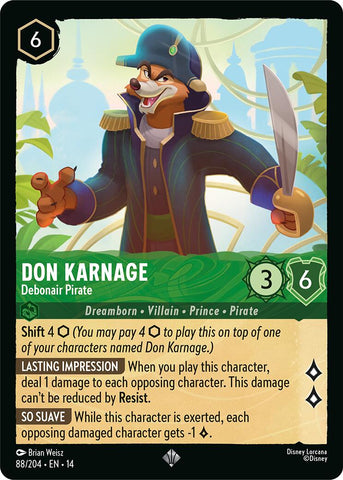 Don Karnage - Debonair Pirate (88/204) [Hyperia City] - The Mythic Store | 24h Order Processing