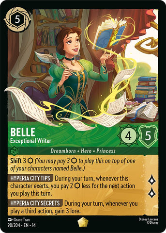Belle - Exceptional Writer (90/204) [Hyperia City] - The Mythic Store | 24h Order Processing