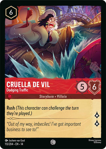 Cruella De Vil - Dodging Traffic (113/204) [Hyperia City] - The Mythic Store | 24h Order Processing