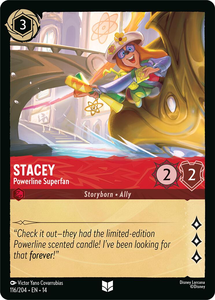 Stacey - Powerline Superfan (116/204) [Hyperia City] - The Mythic Store | 24h Order Processing