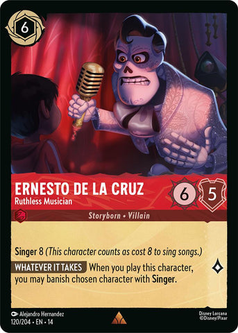 Ernesto de la Cruz - Ruthless Musician (120/204) [Hyperia City] - The Mythic Store | 24h Order Processing
