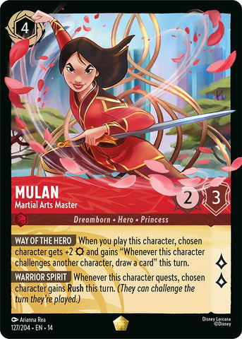 Mulan - Martial Arts Master (127/204) [Hyperia City] - The Mythic Store | 24h Order Processing
