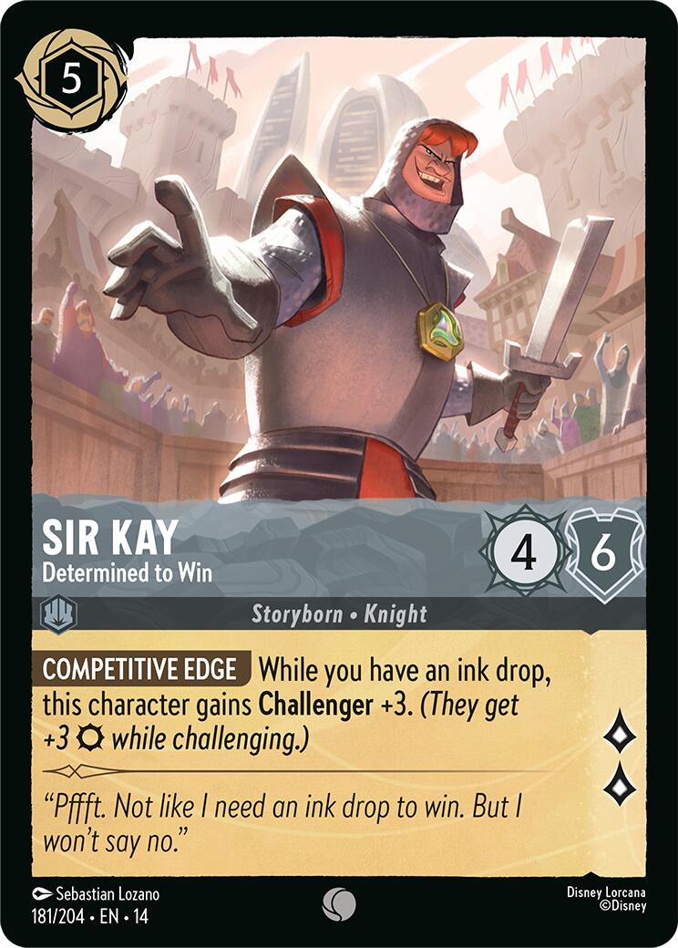 Sir Kay - Determined to Win (181/204) [Hyperia City] - The Mythic Store | 24h Order Processing