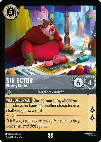 Sir Ector - Blustery Knight (190/204) [Hyperia City] - The Mythic Store | 24h Order Processing