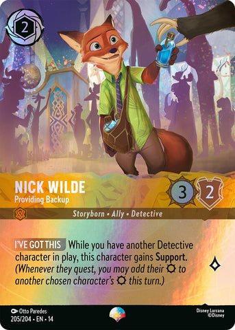 Nick Wilde - Providing Backup (Epic) (205/204) [Hyperia City] - The Mythic Store | 24h Order Processing