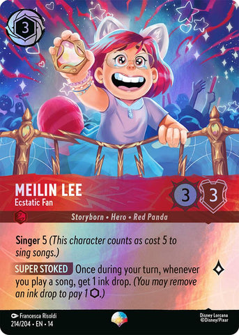 Meilin Lee - Ecstatic Fan (Epic) (214/204) [Hyperia City] - The Mythic Store | 24h Order Processing