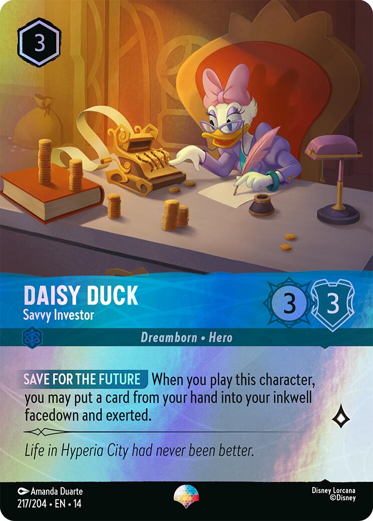 Daisy Duck - Savvy Investor (Epic) (217/204) [Hyperia City] - The Mythic Store | 24h Order Processing