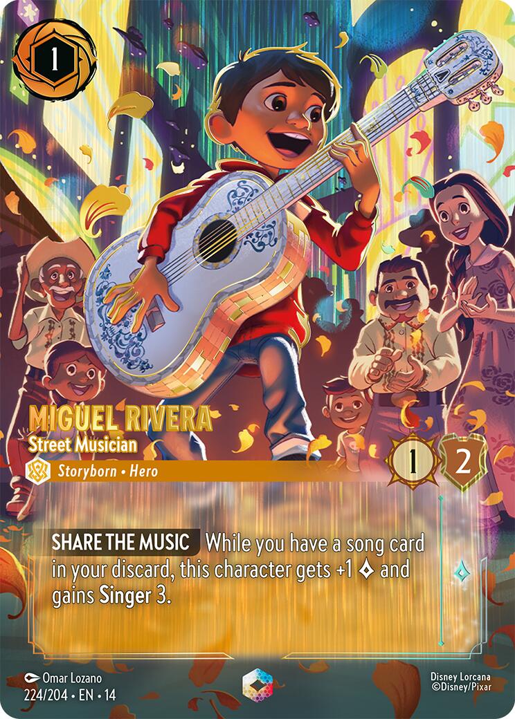 Miguel Rivera - Street Musician (Enchanted) (224/204) [Hyperia City] - The Mythic Store | 24h Order Processing