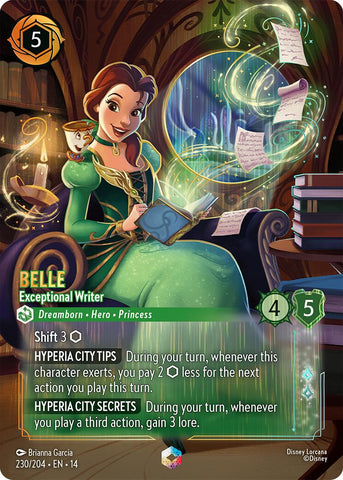Belle - Exceptional Writer (Enchanted) (230/204) [Hyperia City] - The Mythic Store | 24h Order Processing