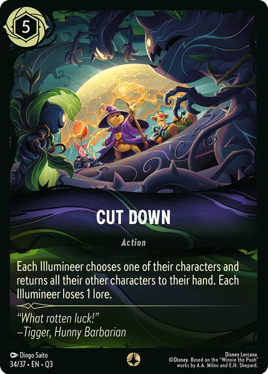 Cut Down (34/37) [Illumineer's Quest: The Great Hunny Rescue] - The Mythic Store | 24h Order Processing