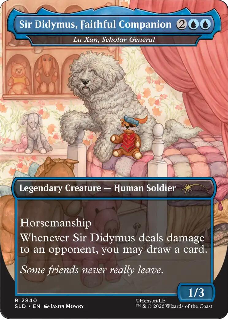 Sir Didymus, Rider of Ambrosius - Lu Xun, Scholar General [Secret Lair Drop Series] - The Mythic Store | 24h Order Processing