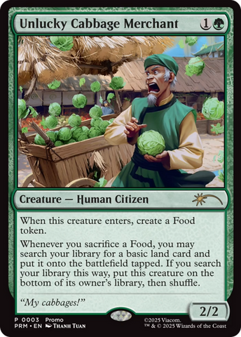 Unlucky Cabbage Merchant [Wizards Play Network 2025] - The Mythic Store | 24h Order Processing