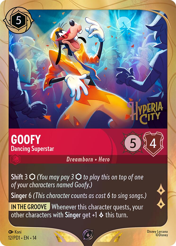 Goofy - Dancing Superstar (12) [Promo Cards] - The Mythic Store | 24h Order Processing