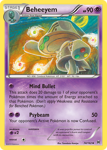 Beheeyem (74/162) [XY: BREAKthrough] - The Mythic Store | 24h Order Processing