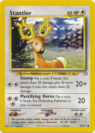 Stantler (76/111) [Neo Genesis Unlimited] - The Mythic Store | 24h Order Processing