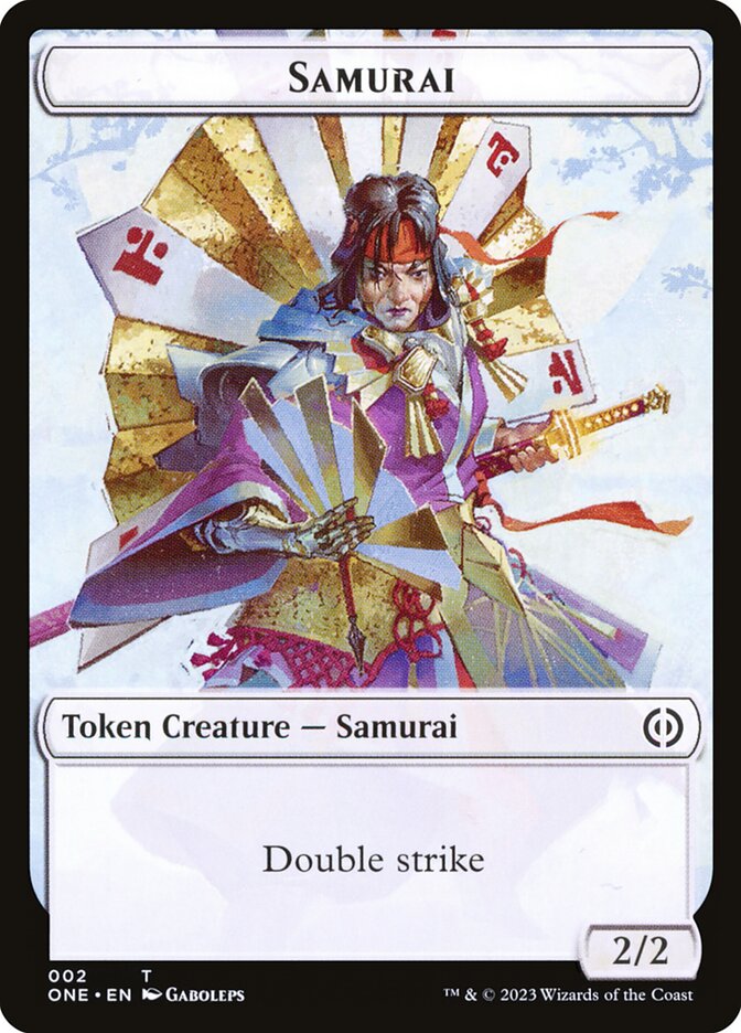 Phyrexian Goblin // Samurai Double-Sided Token [Phyrexia: All Will Be One Tokens] - The Mythic Store | 24h Order Processing
