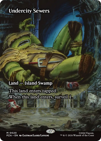 Undercity Sewers (Borderless) [Teenage Mutant Ninja Turtles Eternal-Legal] - The Mythic Store | 24h Order Processing