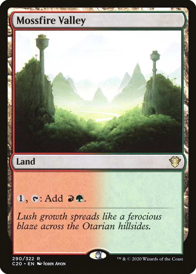 Mossfire Valley [Commander 2020] - The Mythic Store | 24h Order Processing
