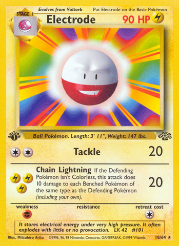 Electrode (18/64) [Jungle 1st Edition] - The Mythic Store | 24h Order Processing