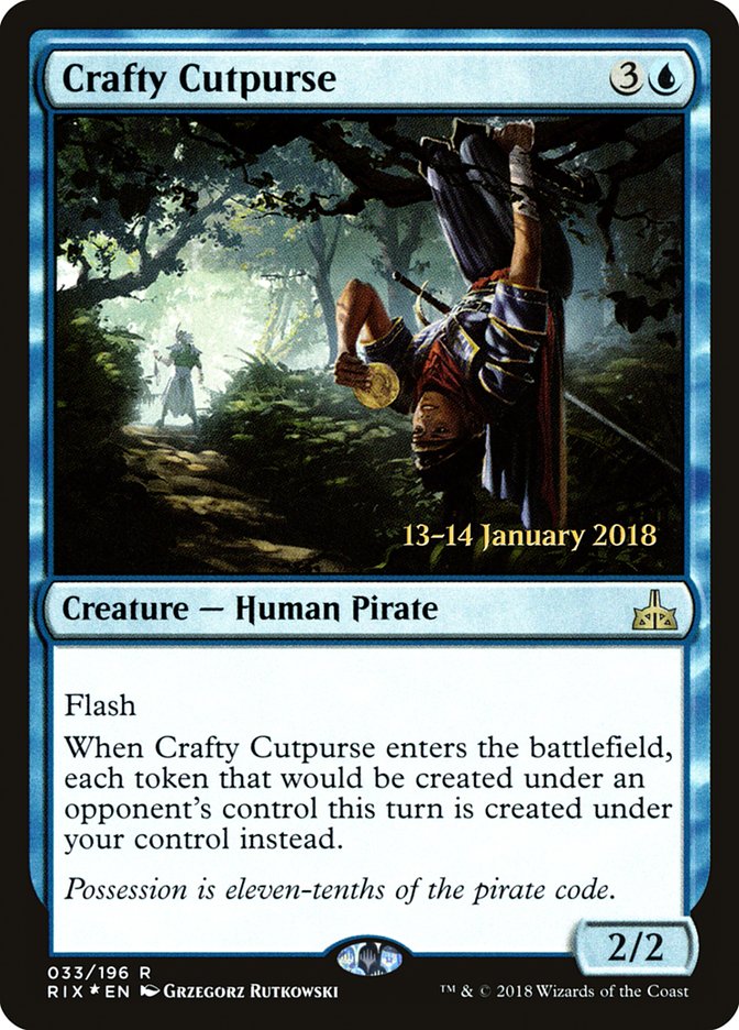 Crafty Cutpurse [Rivals of Ixalan Prerelease Promos] - The Mythic Store | 24h Order Processing