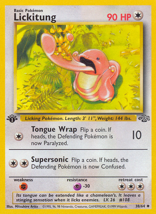 Lickitung (38/64) [Jungle 1st Edition] - The Mythic Store | 24h Order Processing